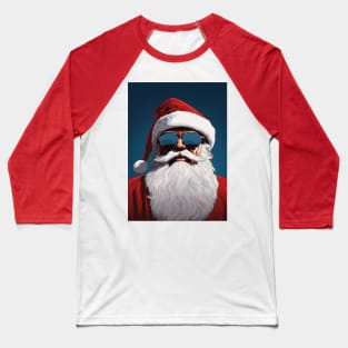 Pop Art Santa Baseball T-Shirt